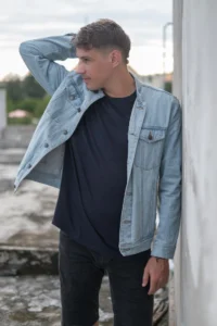 Men’s Classic Light Wash Denim Jacket